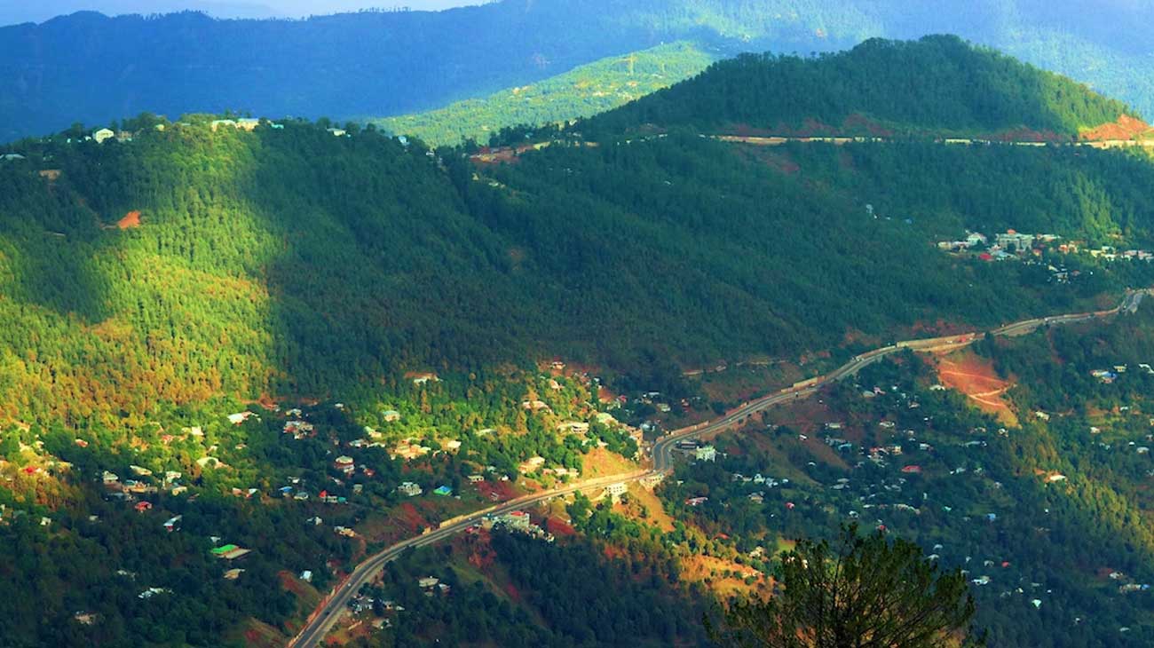 A scenic view of murree.